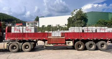 银川 芝麻灰花岗岩地铺石出货日常