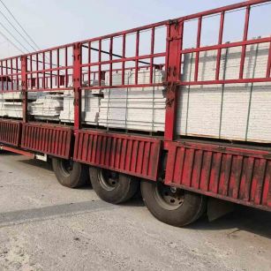 银川 白麻荔枝面外墙干挂，工厂装车日常