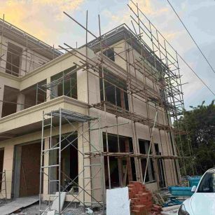 银川 黄金麻荔枝面花岗岩外墙干挂