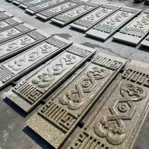 银川 黄金麻花岗岩外墙雕刻板