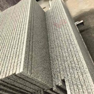 银川 白麻荔枝面花岗岩楼梯踏步