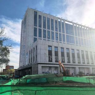 银川 白麻花岗岩石材外墙干挂