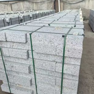 银川 白麻花岗岩路沿石，弧形路沿石，道牙石，马路牙子，界石，路缘石，平沿石，直岩石，平缘石等