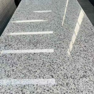 银川 白麻花岗岩光面毛板