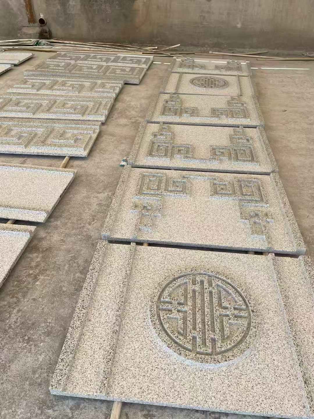 银川 白麻花岗岩外墙立面雕刻板