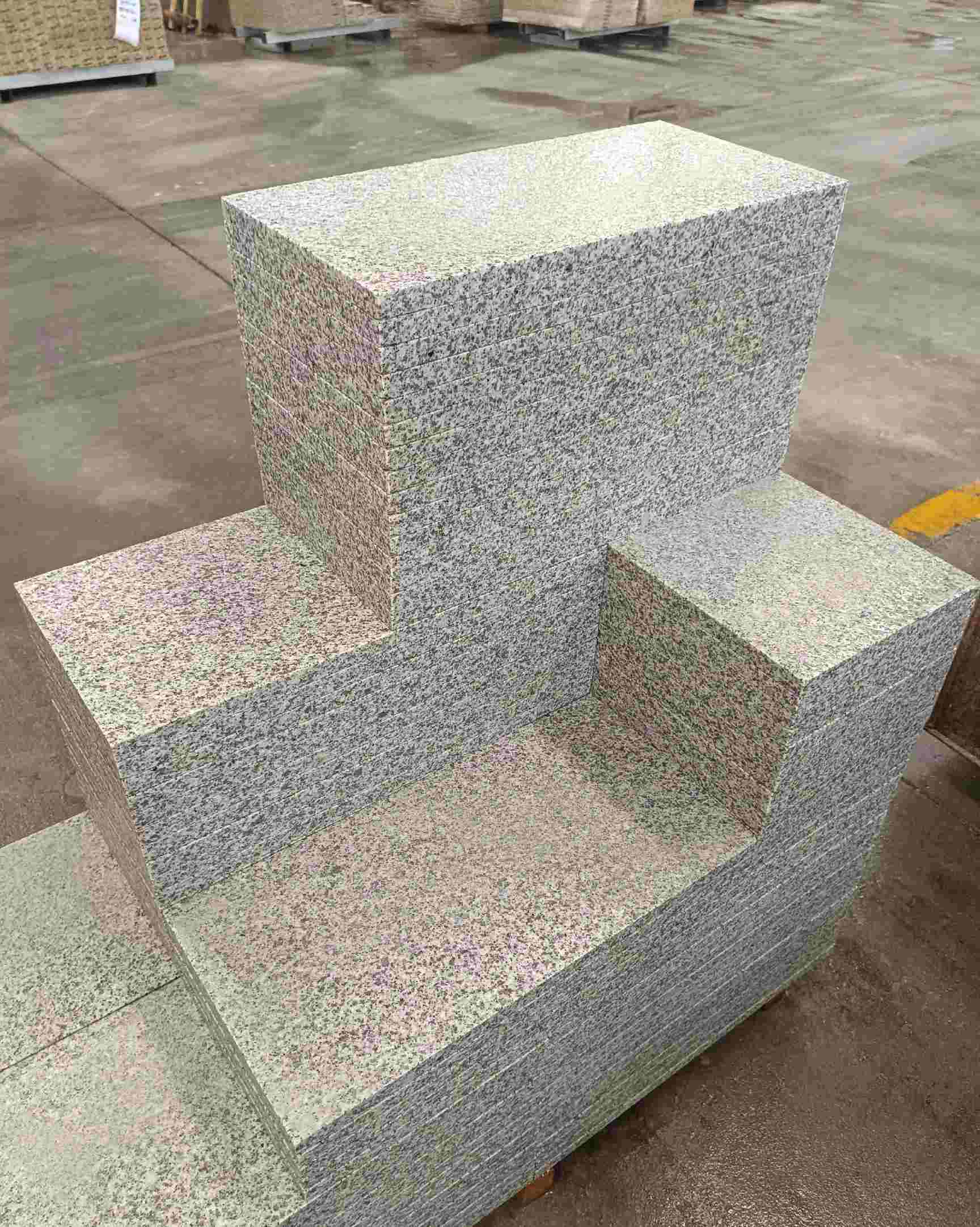 银川 白麻花岗岩荔枝面地铺石