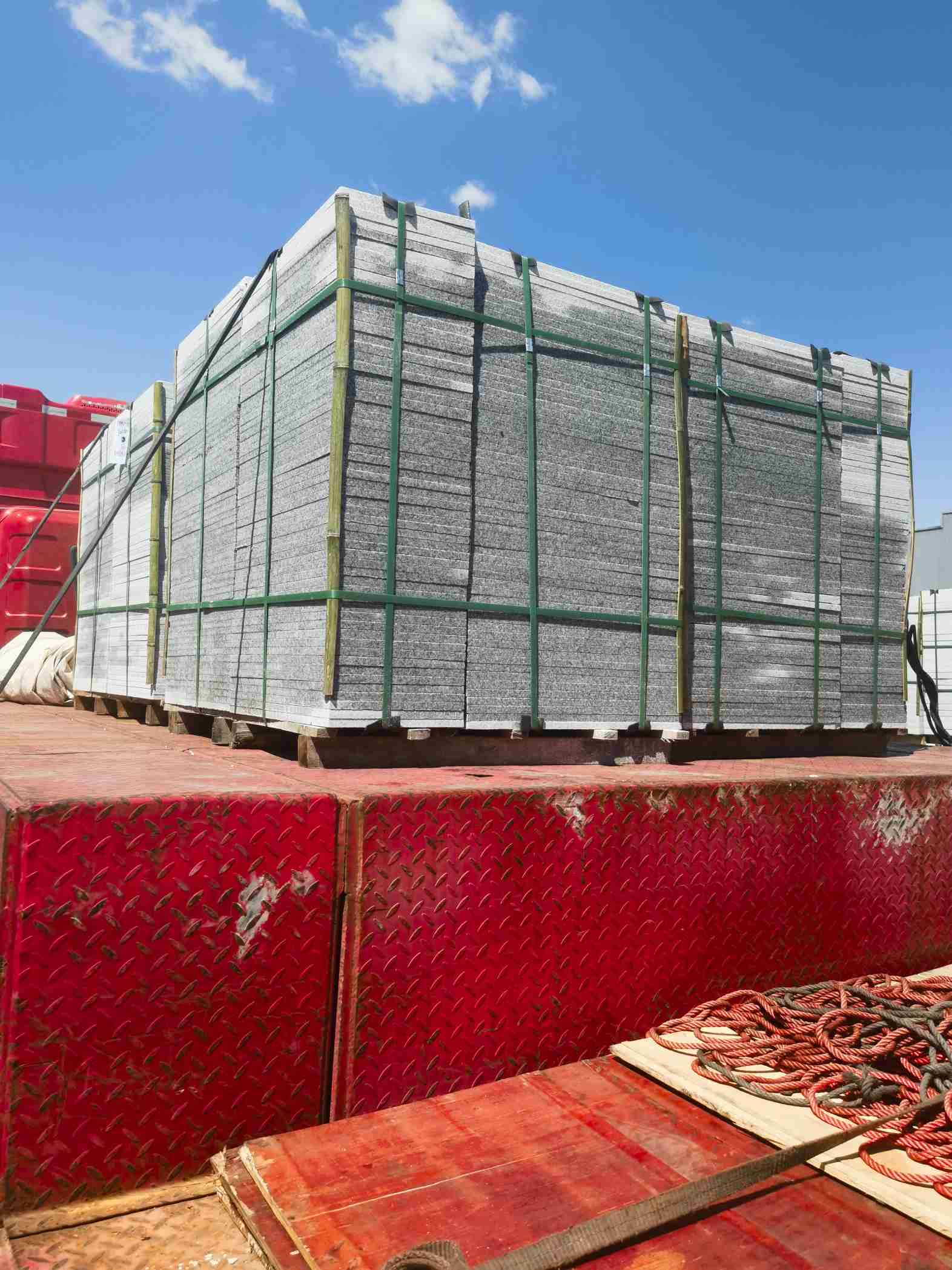 银川 芝麻白火烧规格板地铺石300*600/600*600