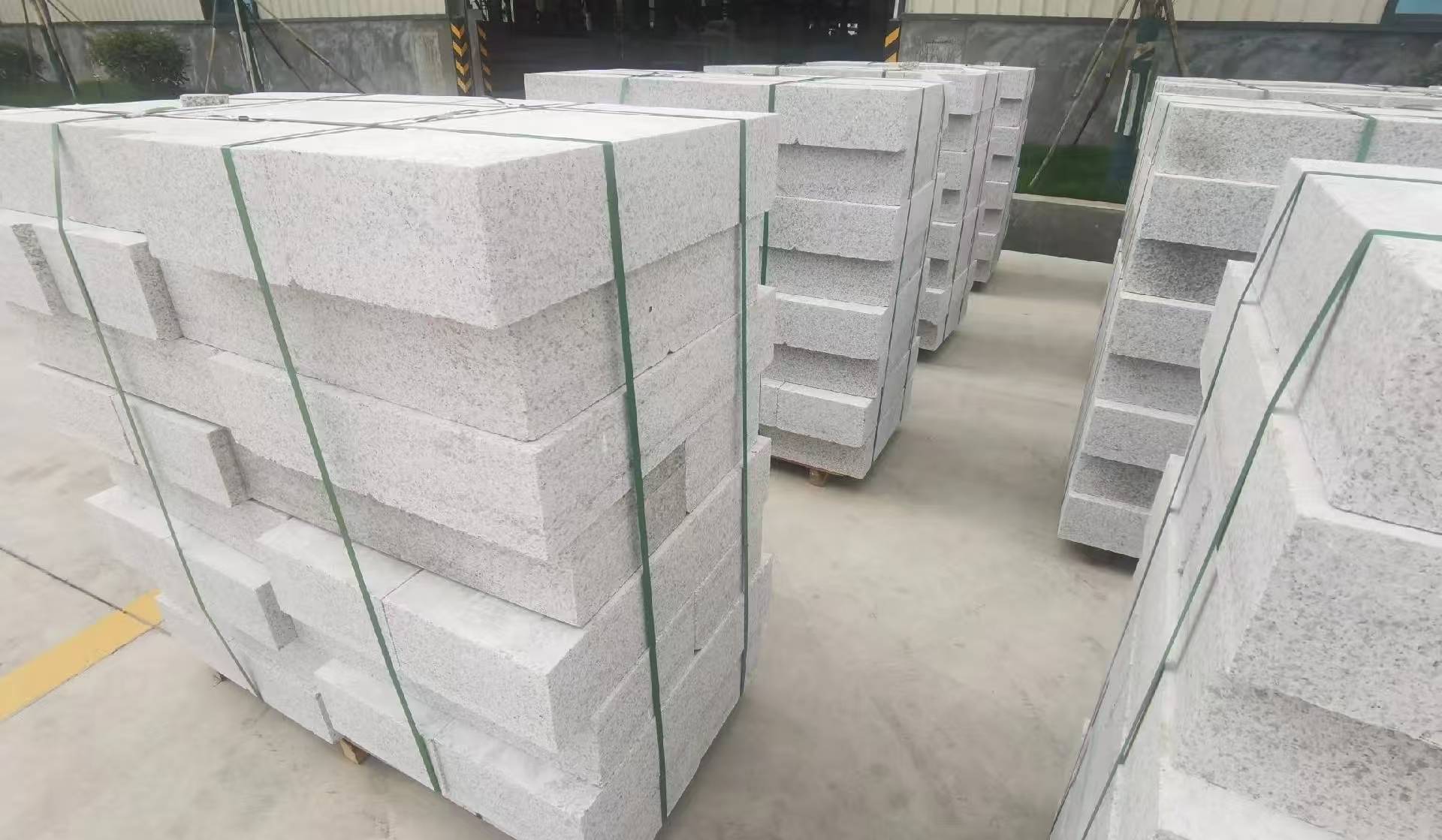 银川 白麻花岗岩路沿石，立缘石，平缘石，路牙石，道牙石，马路牙子等