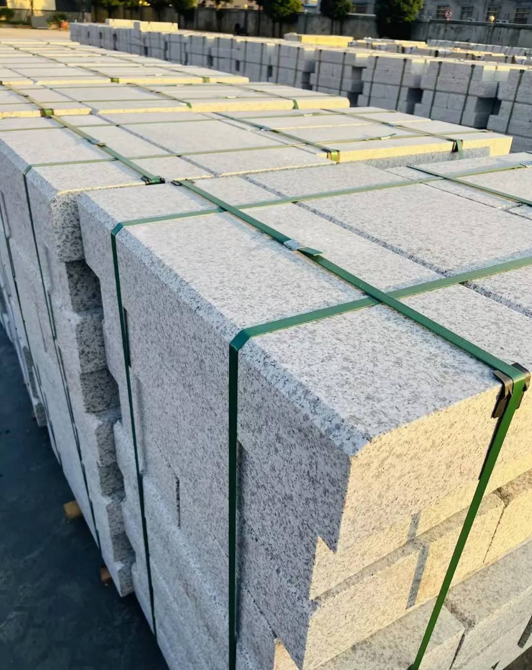 银川 白麻花岗岩路沿石，马路牙子，路缘石，平石，立缘石等