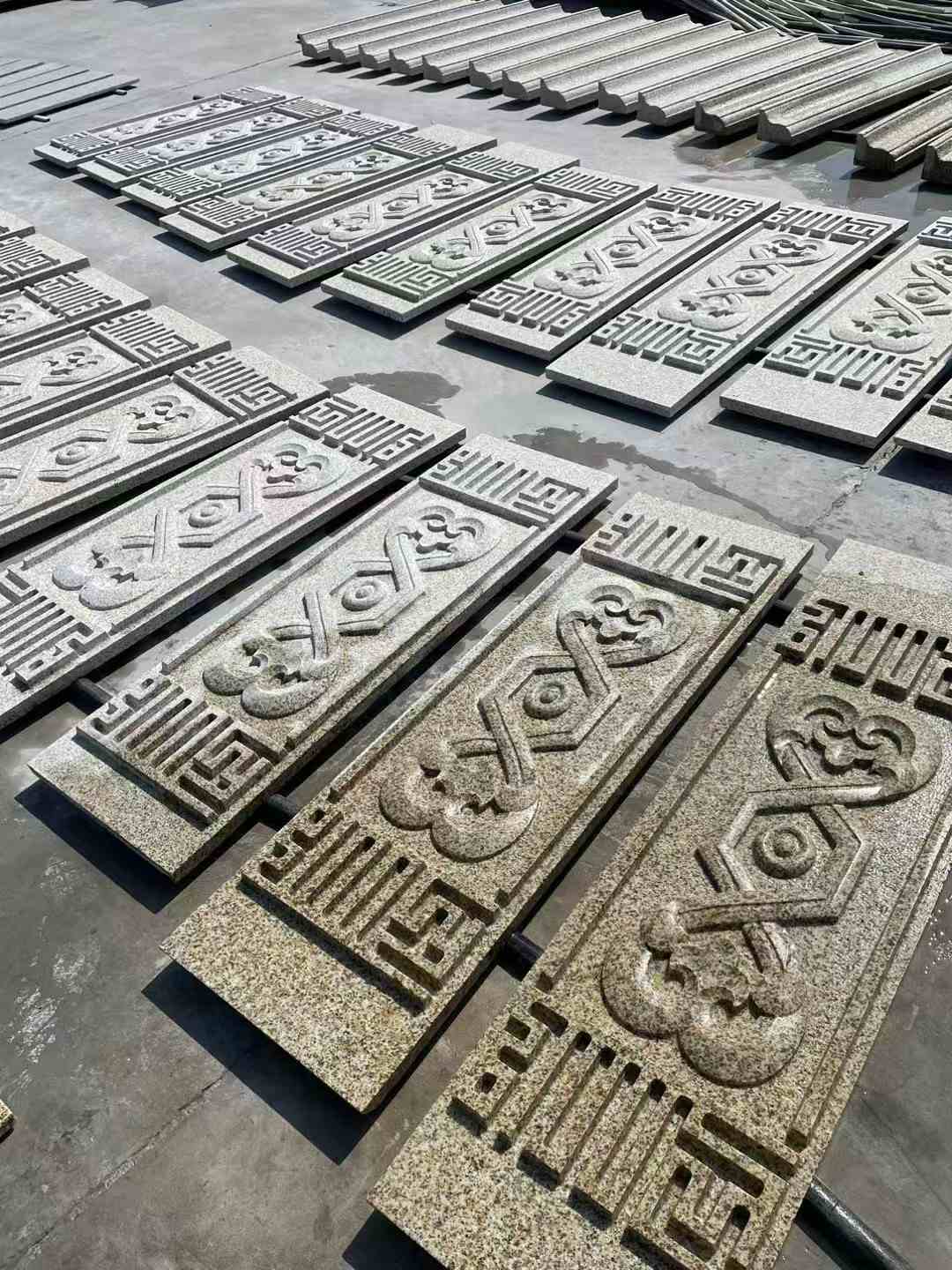 银川 黄金麻花岗岩外墙雕刻板