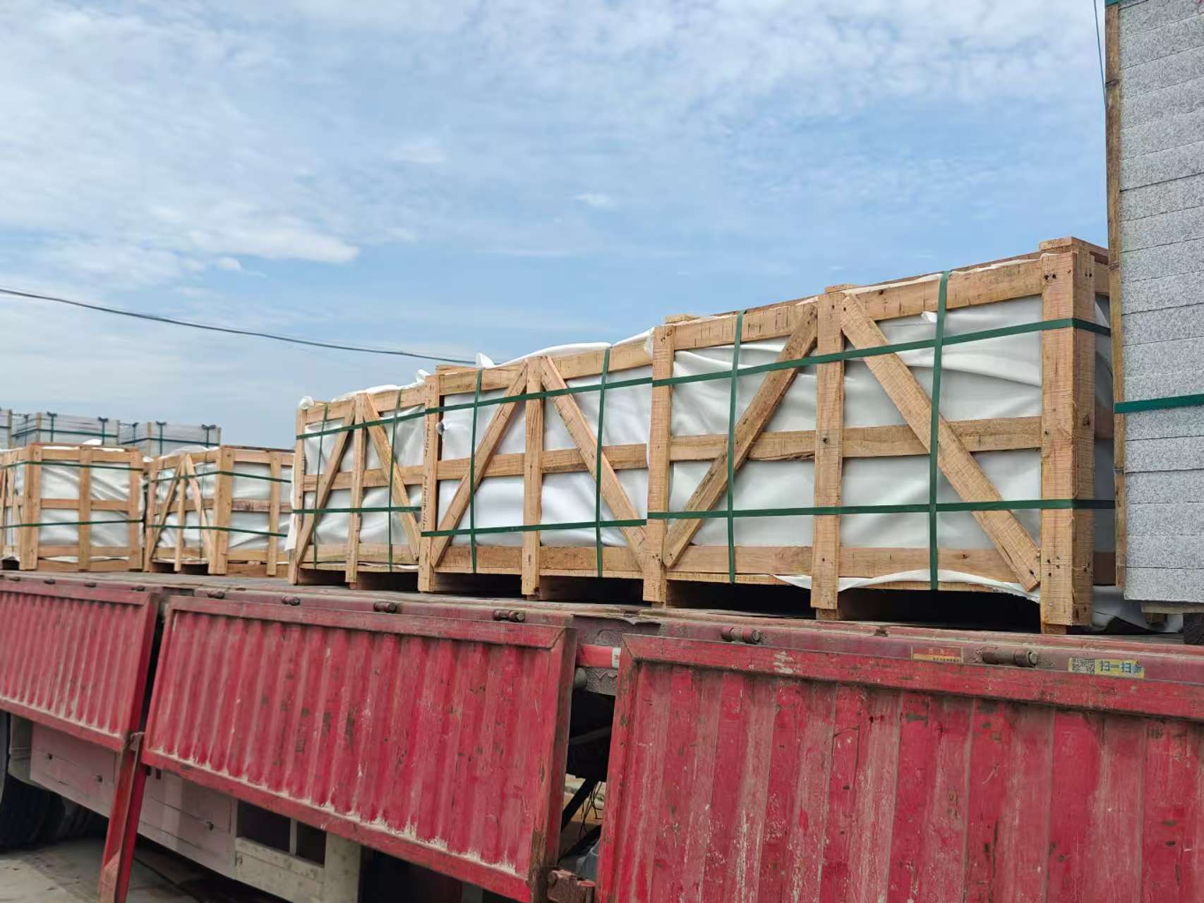 银川 芝麻白花岗岩地铺石出口专车-泰国游